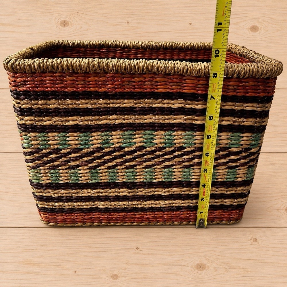 Handwoven Natural Seagrass Storage Basket[K] - Picture 6 of 9